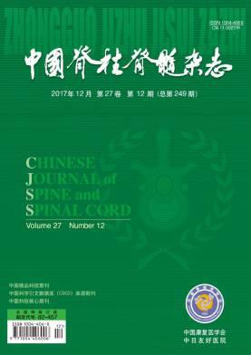 中国脊柱脊髓杂志